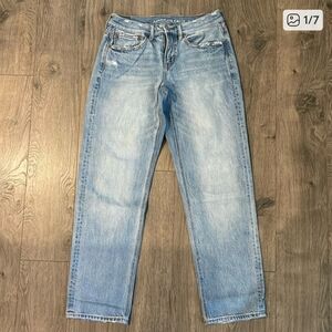 American Eagle Outfitters Light Blue Women's Straight Jeans